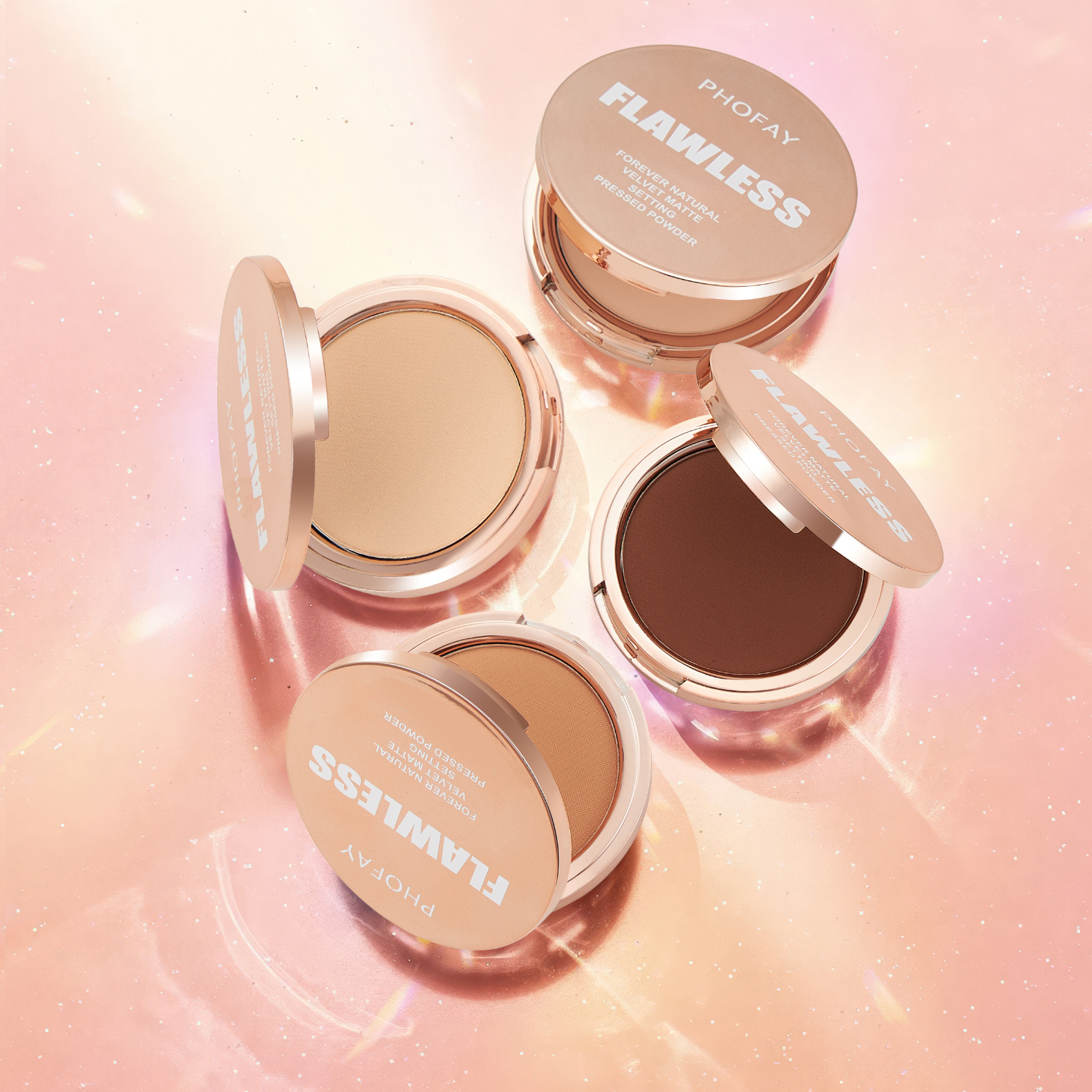 PHOFAY Matte Setting Pressed Powder - Image 9