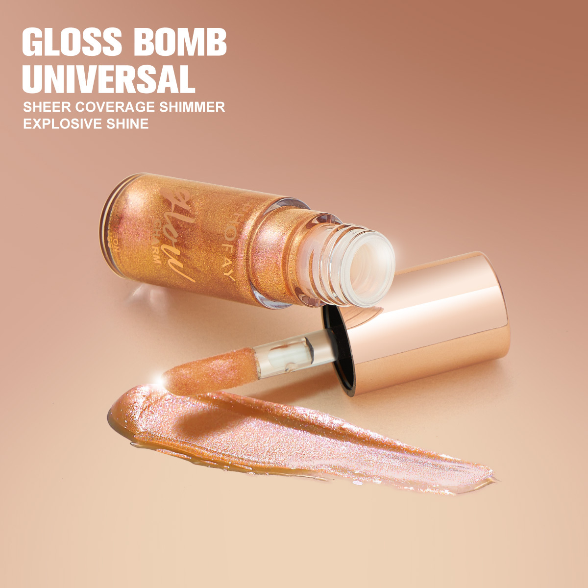 PHOFAY Moisturizing Shimmer Lip Gloss - Image 10