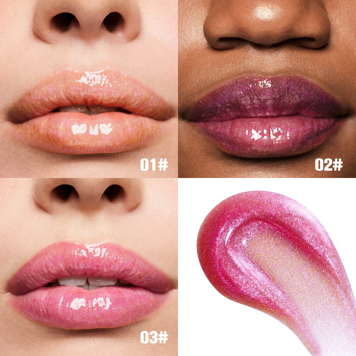 PHOFAY Moisturizing Shimmer Lip Gloss - Image 4