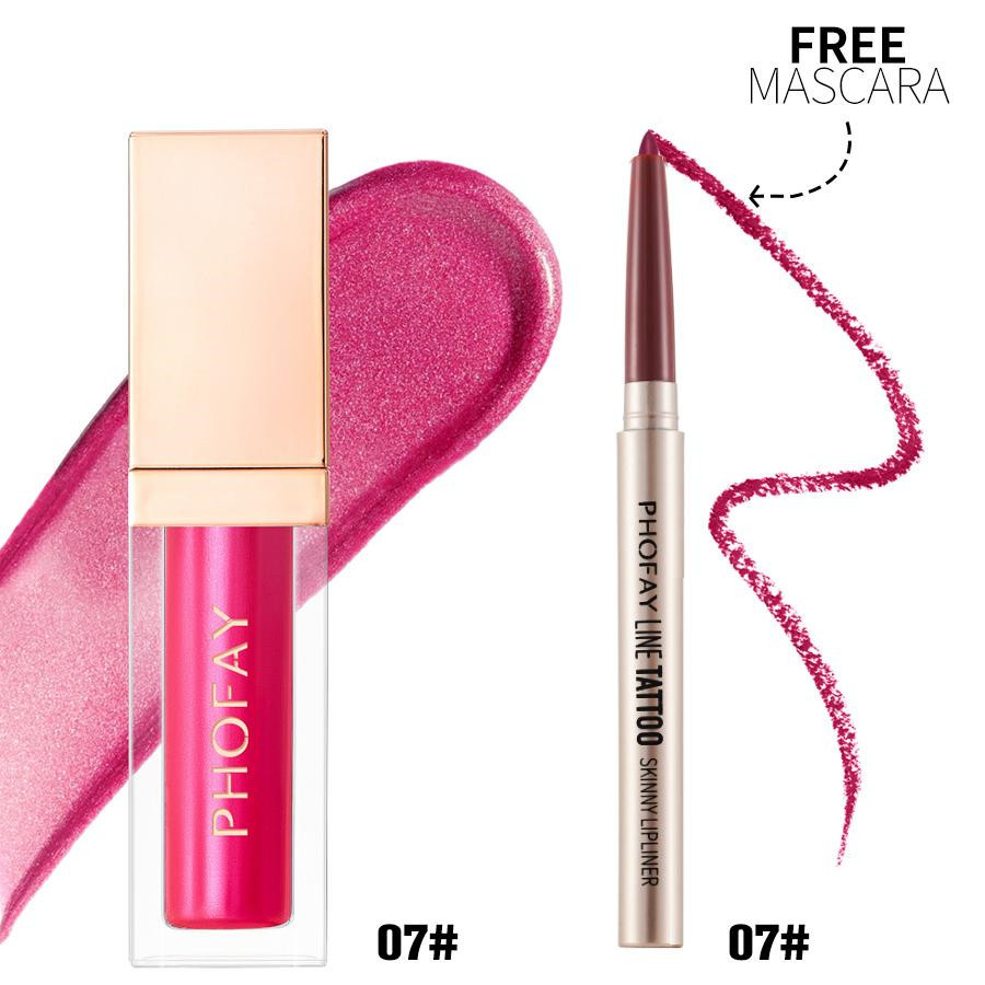 PHOFAY Lipliner And Ultra-Glossy Lip Gloss - Image 10