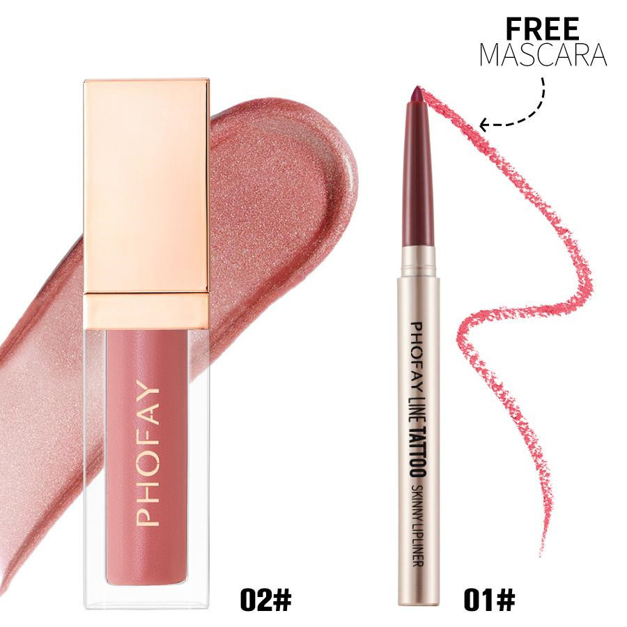 PHOFAY Lipliner And Ultra-Glossy Lip Gloss - Image 4