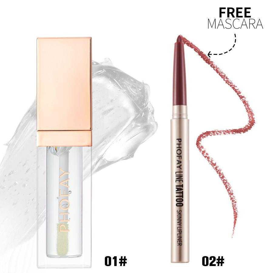 PHOFAY Lipliner And Ultra-Glossy Lip Gloss - Image 3