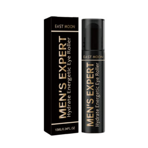 East Moon Men's Hydrating Energizing Eye Roller Firming And Lifting To Reduce Fine Lines And Dark Circles Under Eye Bags