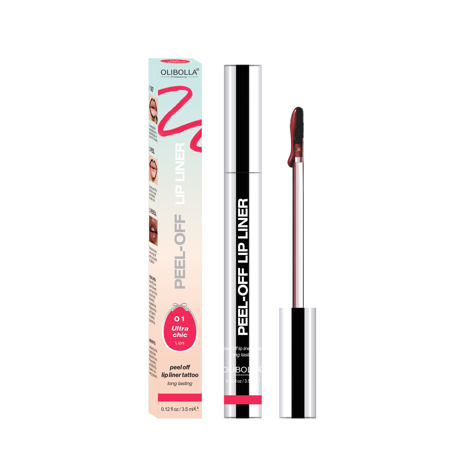 Pull Lip Liner Waterproof Long Lasting And Does Not Fade Lip Lacquer - Image 3