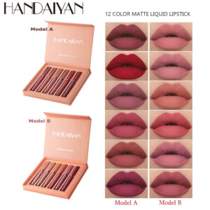 6Pcs Matte Liquid Lipstick Set - Waterproof, Long Lasting & Non-Stick Cup Velvet Lip Gloss - Highly Pigmented Nude & Bold Lip Color Kit - Perfect Beauty Gift For Women & Girls