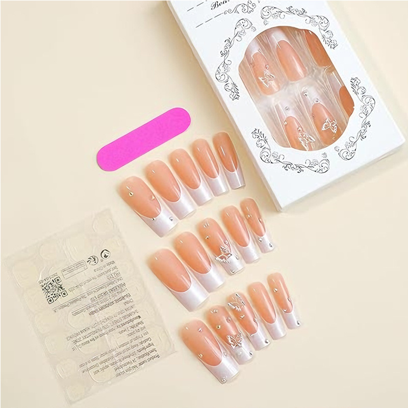 24 PCS Diamond Butterfly Nail Art - Image 9