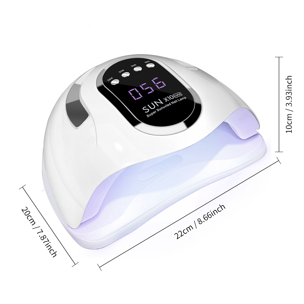 UV LED Nail Lamp, Nail Dryer For Gel Polish With 45Pcs Lamp Beads And Automatic Sensor 4 Timer Setting Professional Nail Art Tools - Image 5