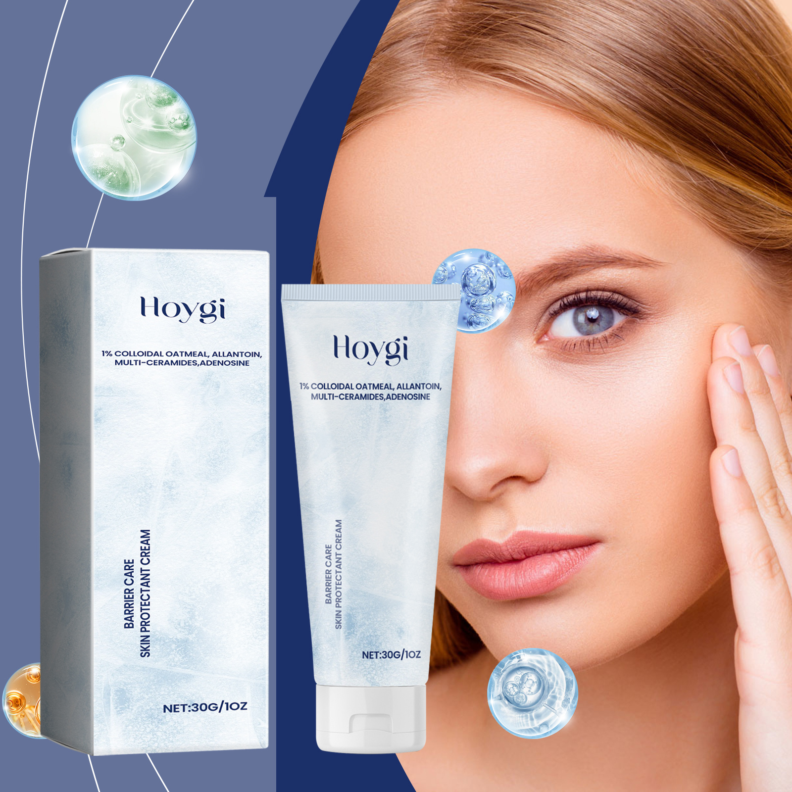 Hoygi Ceramide Isolation Cream Skin Brightening Repair Moisturizing Refreshing Non-Sticky Firming Cream - Image 7