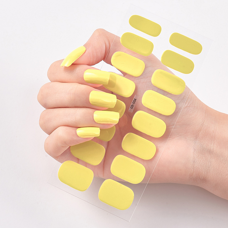Pure Color 16 Nail Stickers - Image 5