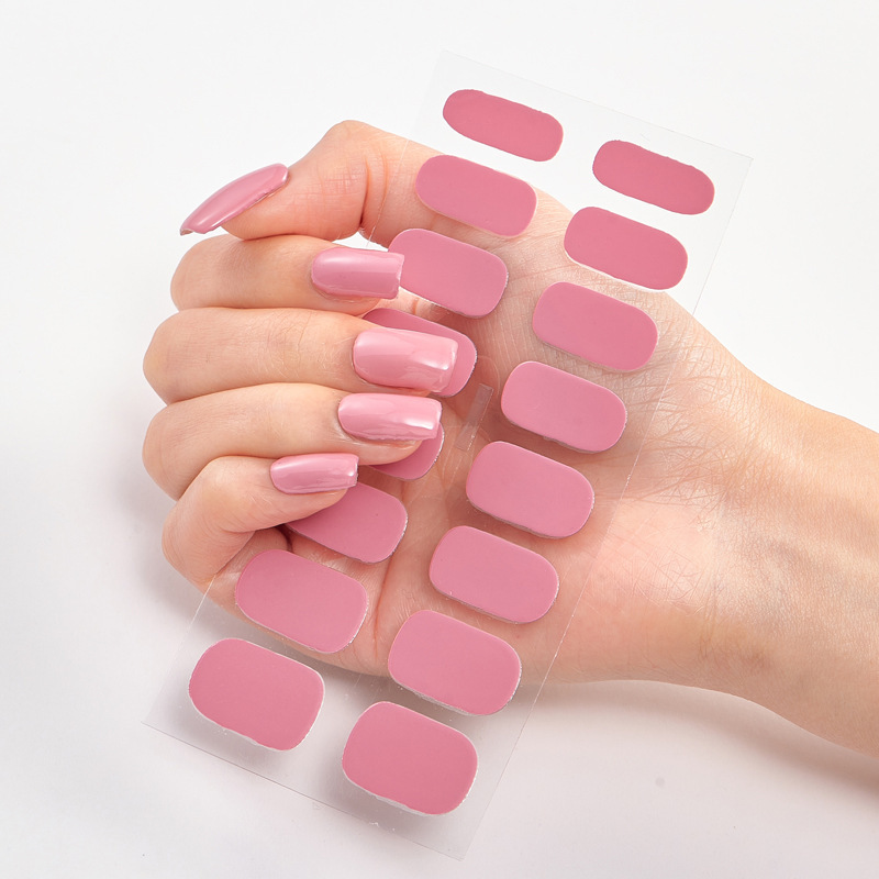 Pure Color 16 Nail Stickers - Image 8