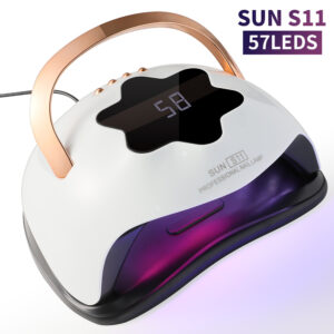 UV LED Nail Lamp, Professional UV Nail Dryer Light For Gel Nails With 57 Beads, Fast Curing Gel Polish Lamp Auto Sensor 4 Timer Setting, Nail Art Drying Tools For Fingernail And Toenail