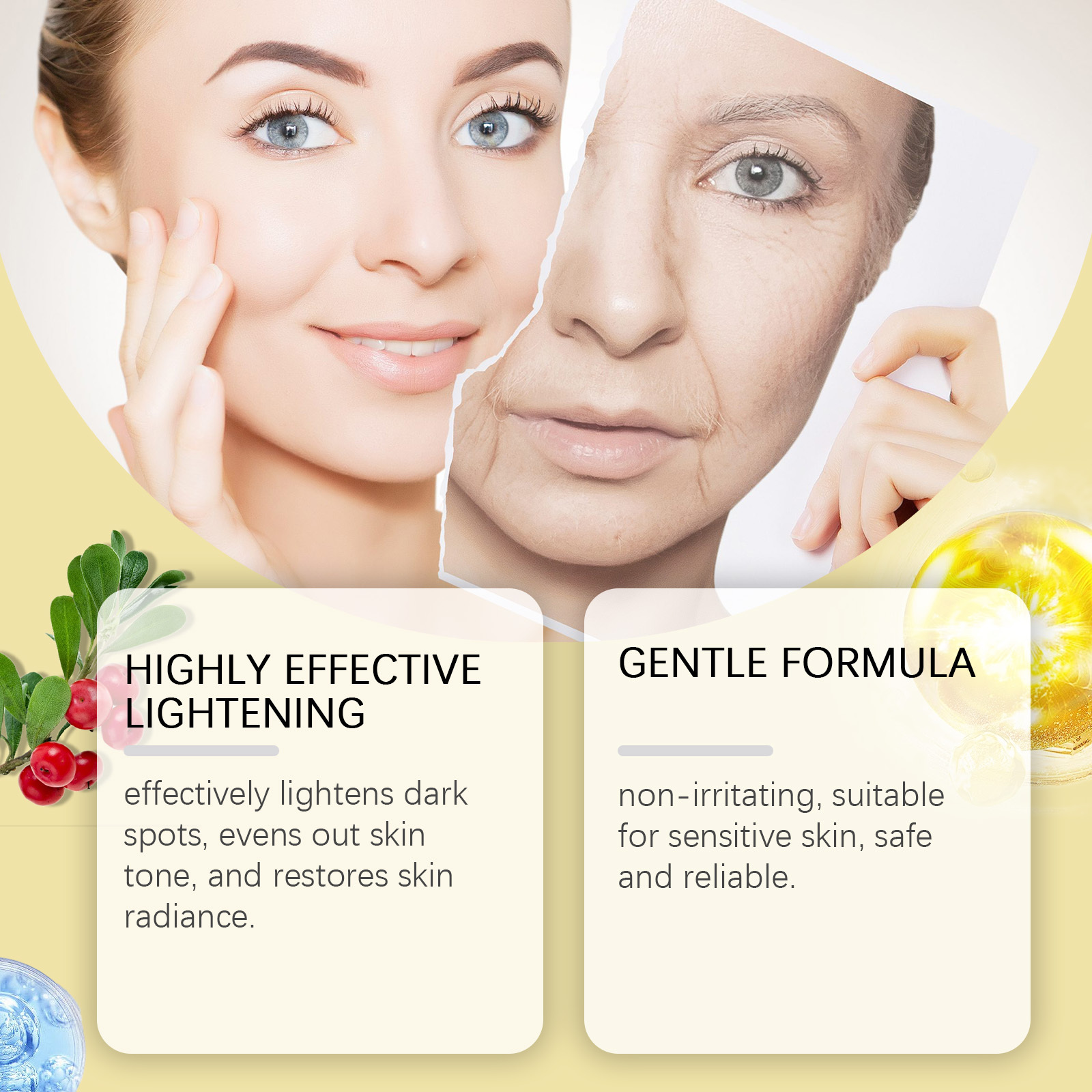 Hoygi Facial Care Essential Oil, Gently Moisturizes, Moisturizes, Tightens, Hydrates, Brightens, Hydrates And Tender Skin Essence - Image 7