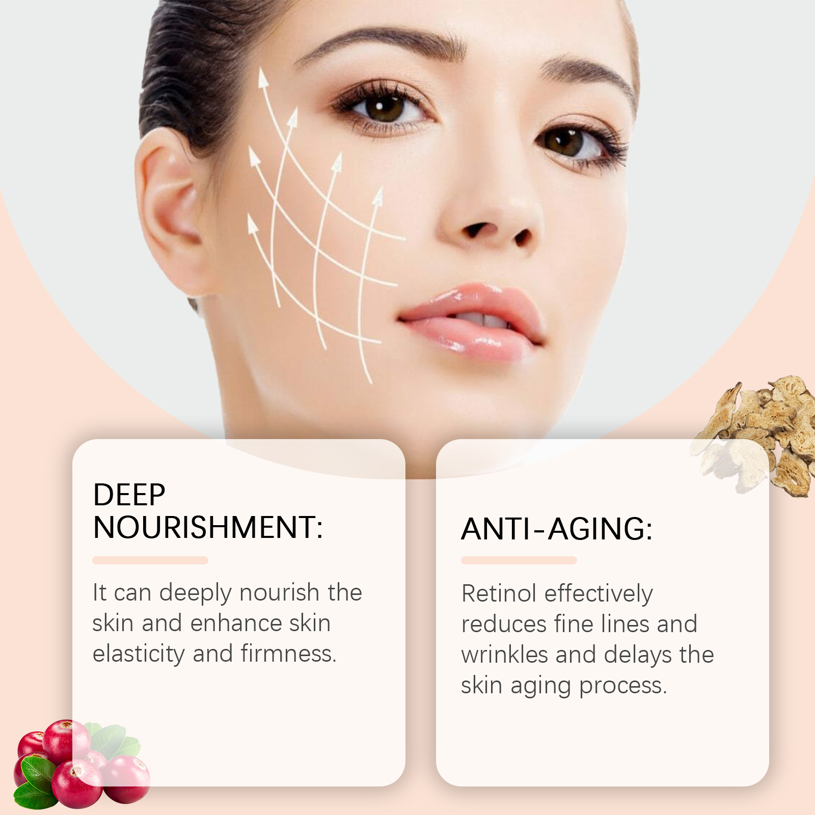 Jaysuing Retinol Moisturizing Anti-Wrinkle Cream Moisturizes, Brightens And Hydrates With Retinol Arbutin - Image 5
