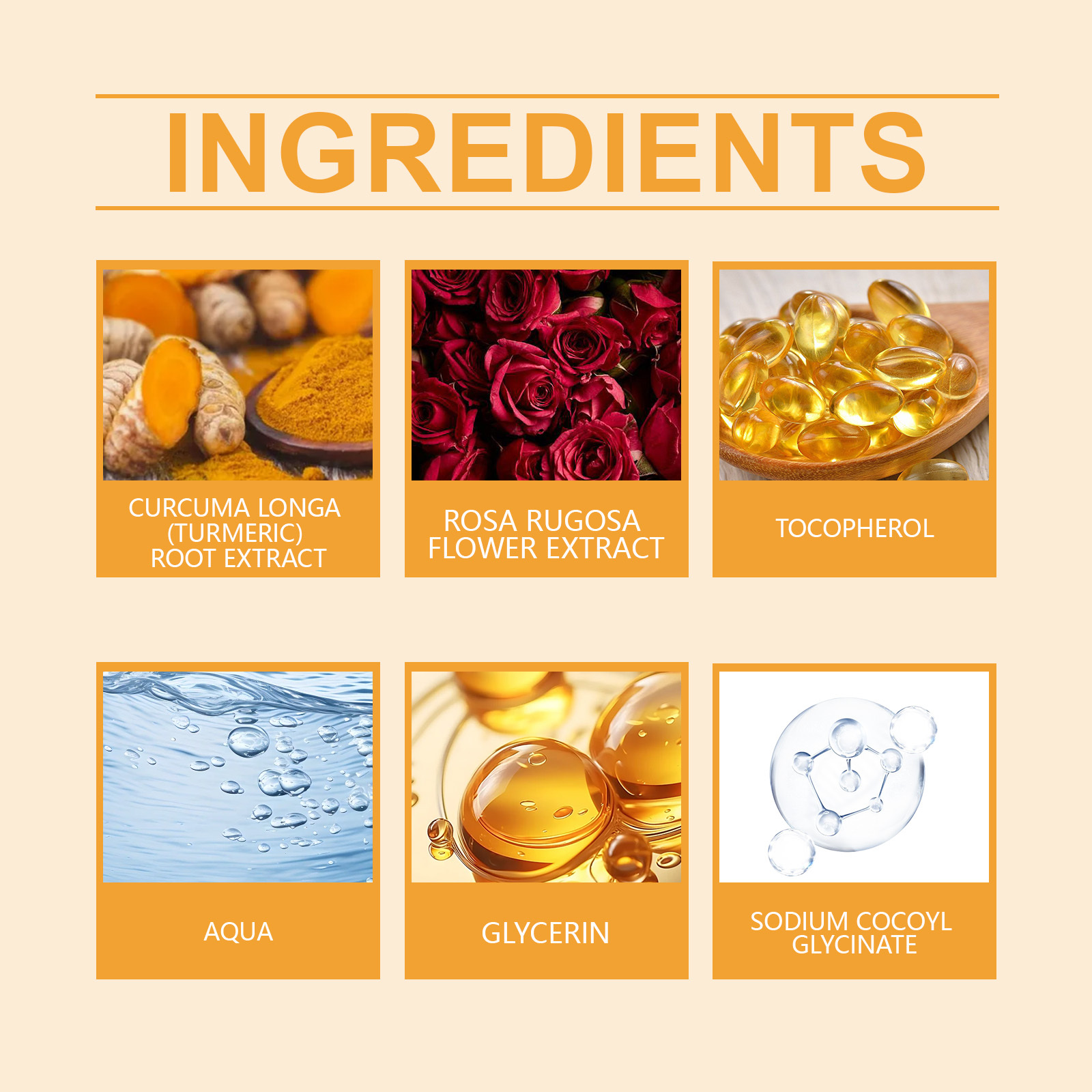 OUHOE Turmeric Cleanser Gently Cleanses Facial Skin, Moistens, Nourishes And Nourishes Skin Without Straining - Image 6