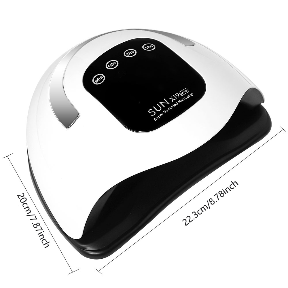 UV LED Nail Lamp, Nail Dryer For Gel Polish With 72Pcs-81Pcs Lamp Beads And Automatic Sensor 4 Timer Setting Professional Nail Art Tools - Image 2