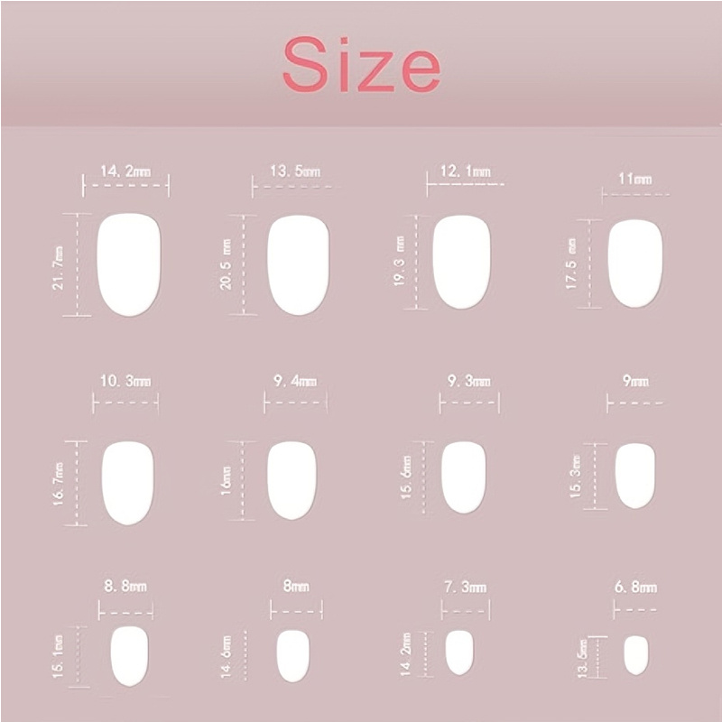 24 PCS Aurora White Nail Art, Length Long Water Pipe Fake Nails, Had Nail Tips False Nail - Image 8