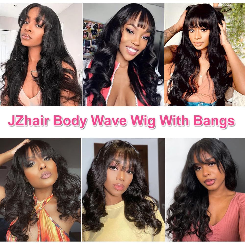 Full Machine Made Wig Body Wave Natural Color Density - Image 3