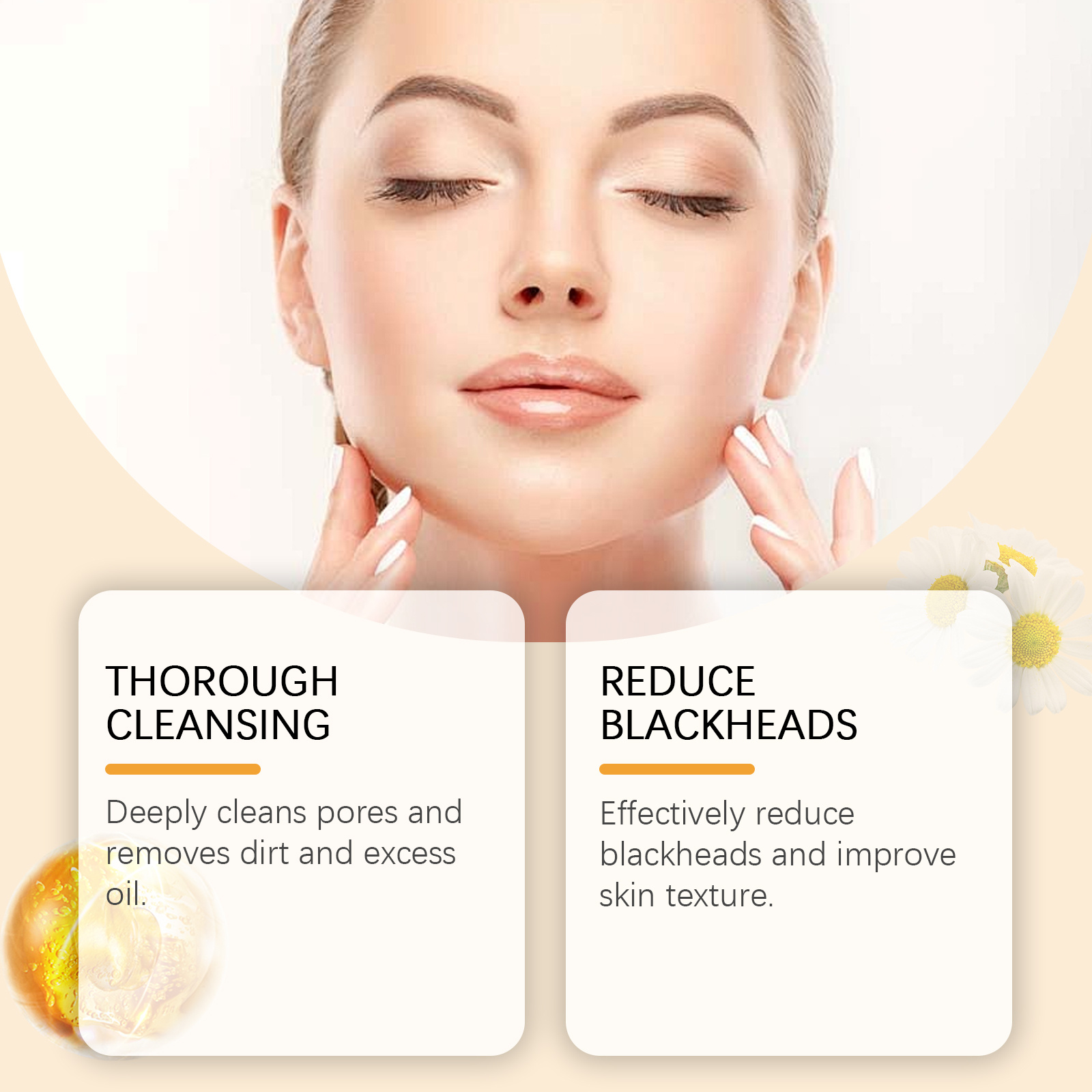 OUHOE Turmeric Cleanser Gently Cleanses Facial Skin, Moistens, Nourishes And Nourishes Skin Without Straining - Image 7