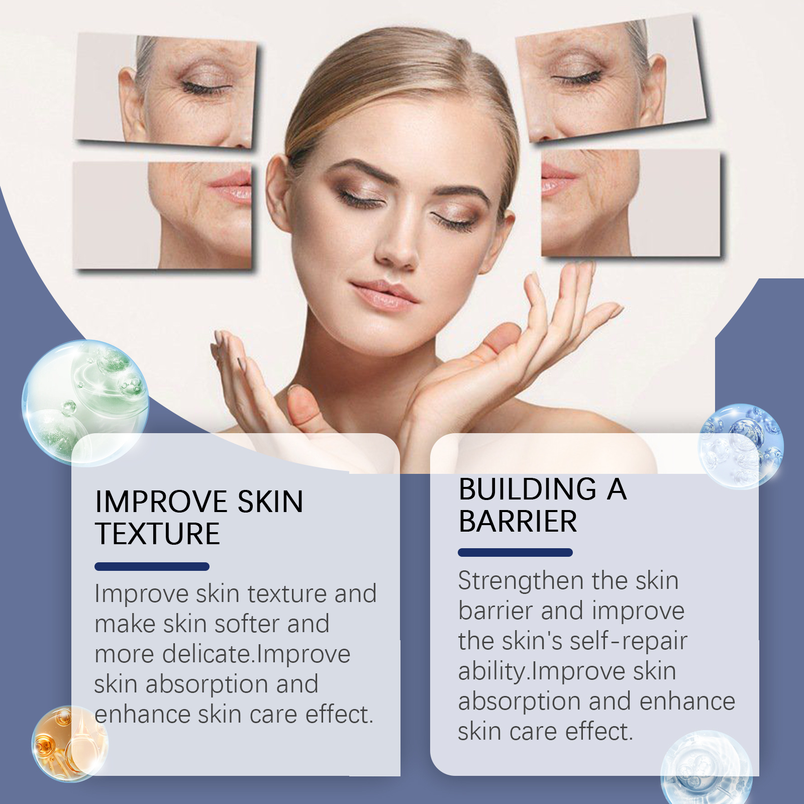 Hoygi Ceramide Isolation Cream Skin Brightening Repair Moisturizing Refreshing Non-Sticky Firming Cream - Image 2