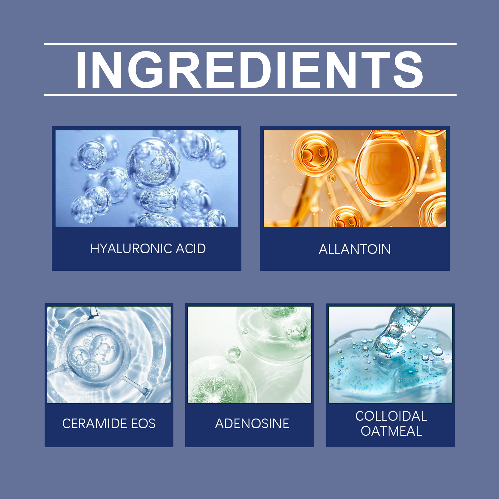 Hoygi Ceramide Isolation Cream Skin Brightening Repair Moisturizing Refreshing Non-Sticky Firming Cream - Image 5