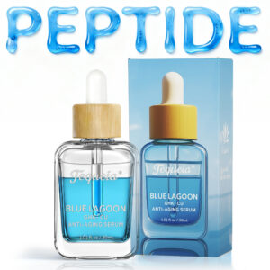 TEQUEIA Blue Copper Peptide GHK-Cu Soothing Serum - Dual-Phase Barrier Repair Essence For Skin Longevity - 1.01 Fl Oz