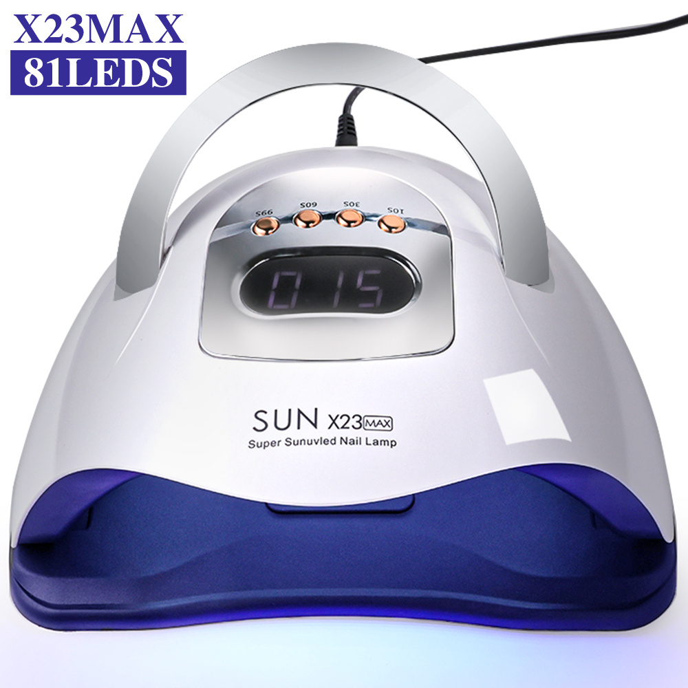 UV LED Nail Lamp, Nail Dryer For Gel Polish With 72Pcs-81Pcs Lamp Beads And Automatic Sensor 4 Timer Setting Professional Nail Art Tools - Image 5
