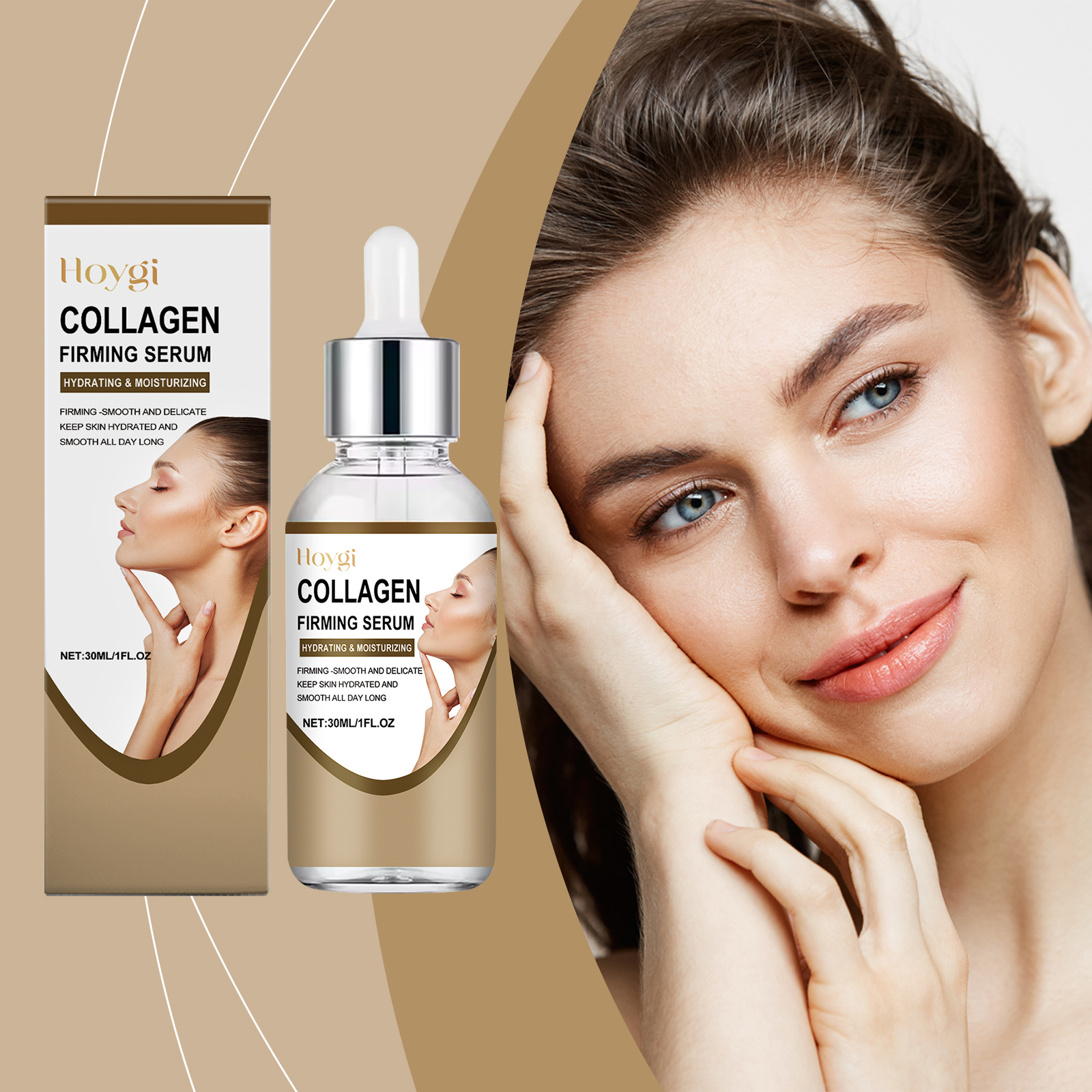 Hoygi Collagen Firming Essence, A Long-Lasting Moisturizing, Smooth, Elastic And Delicate Skin Care Essence - Image 3