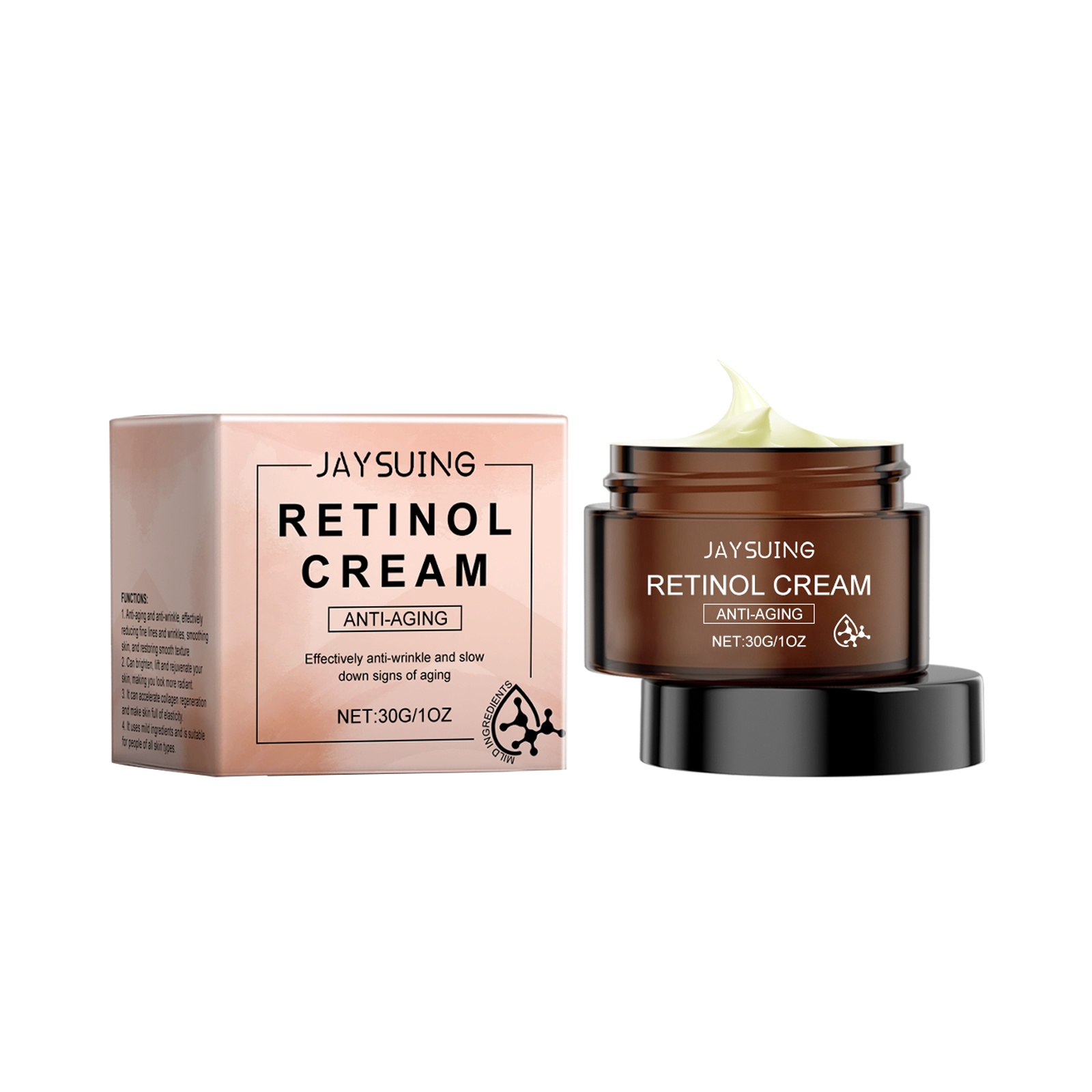 Jaysuing Retinol Moisturizing Anti-Wrinkle Cream Moisturizes, Brightens And Hydrates With Retinol Arbutin - Image 7