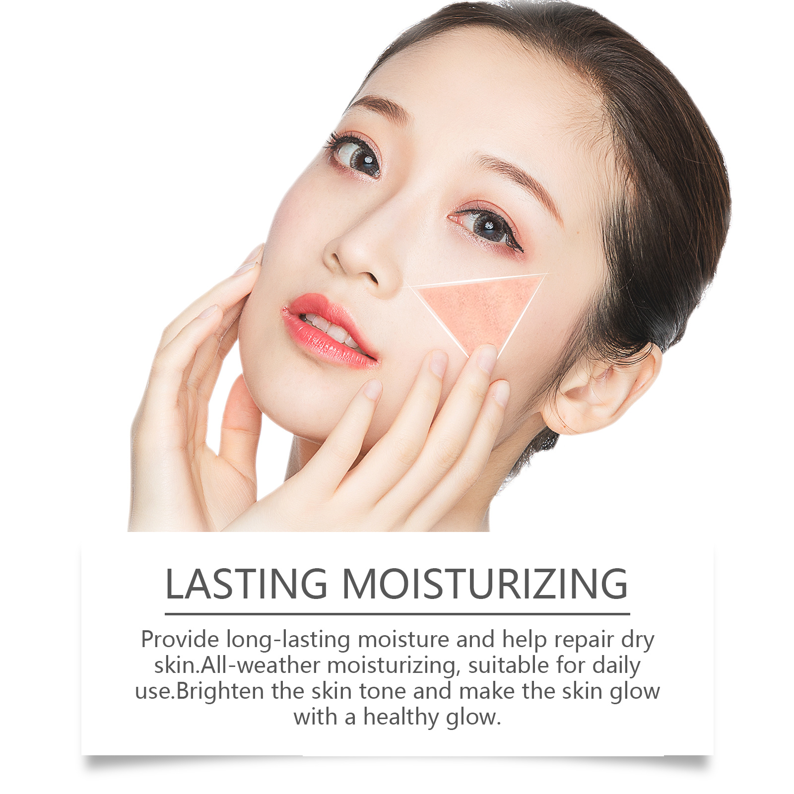 Hoygi Ceramide Isolation Cream Skin Brightening Repair Moisturizing Refreshing Non-Sticky Firming Cream - Image 3