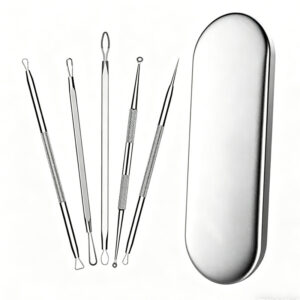 5 Acne Needles,Facial Acne Removal Extractor Blackhead Removal Kit,Blackhead Acne Remover Tool